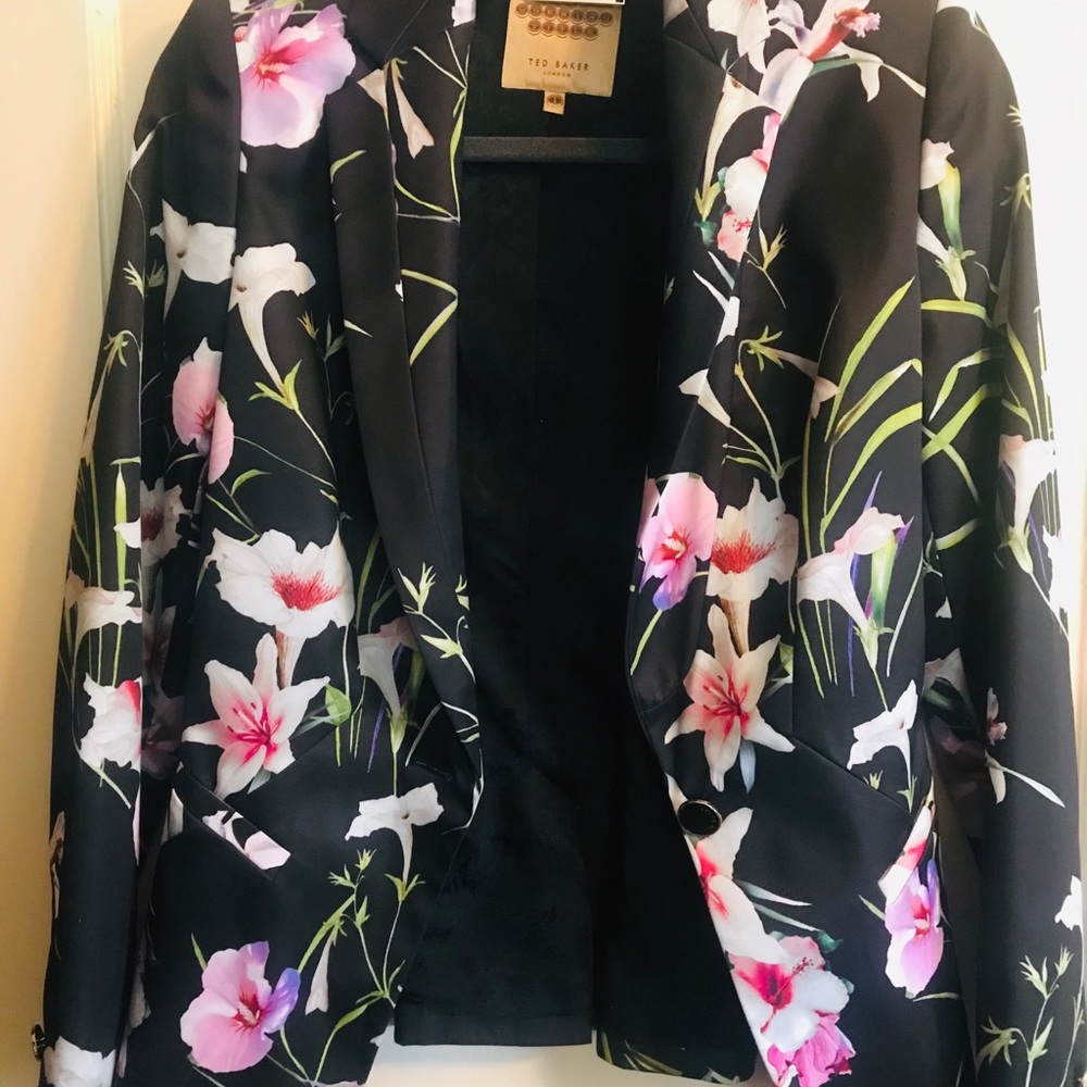Ted Baker London floral blazer jacket